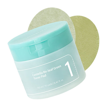 numbuzin No.1 Centella Re-Leaf Green Toner Pad 190ml / 70pads