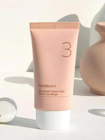 numbuzin No.3 Porcelain Base-Skip Tone Up Beige 50ml