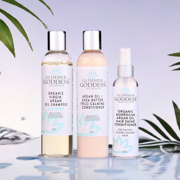 Organic Argan Oil Hair Treatment Trio Shampoo Conditioner