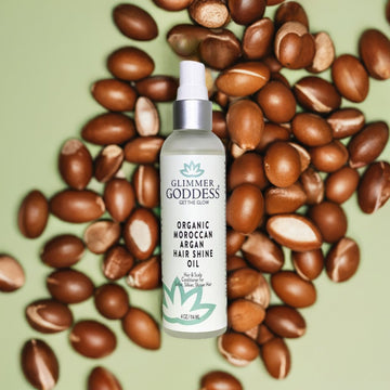 Organic Hair Shine Spray Moroccan Argan Oil