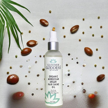 Organic Hair Shine Spray Moroccan Argan Oil