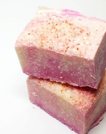 Pink Himalayan Salt and Shea Soap, Cold Process - Skincare Lab