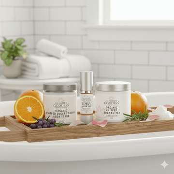 Radiance Glow Organic Skincare Gift Set - Exfoliate, Brighten & Hydrate