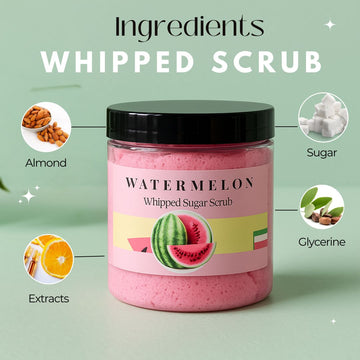 Watermelon Whipped Sugar Scrub
