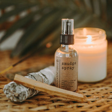 Amethyst Infused Smudge Spray - Skincare Lab