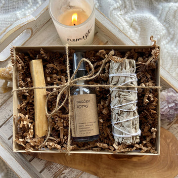 Smudge Spray + Sage + Palo Santo Set - Skincare Lab