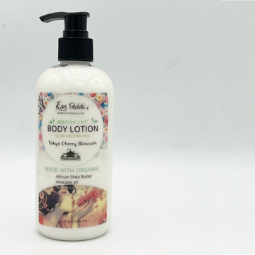 Tokyo Cherry Blossom Natural Organic Body Lotion - Skincare Lab