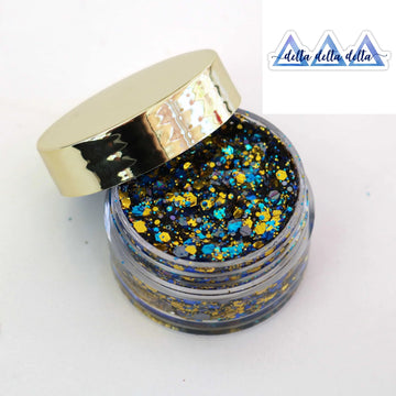 Paillettes pour le visage aux couleurs de l'école